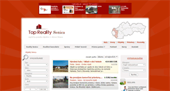 Desktop Screenshot of objekty.reality-senica.eu
