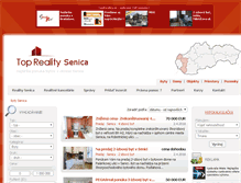 Tablet Screenshot of byty.reality-senica.eu